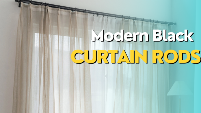 Modern Black Curtain Rods